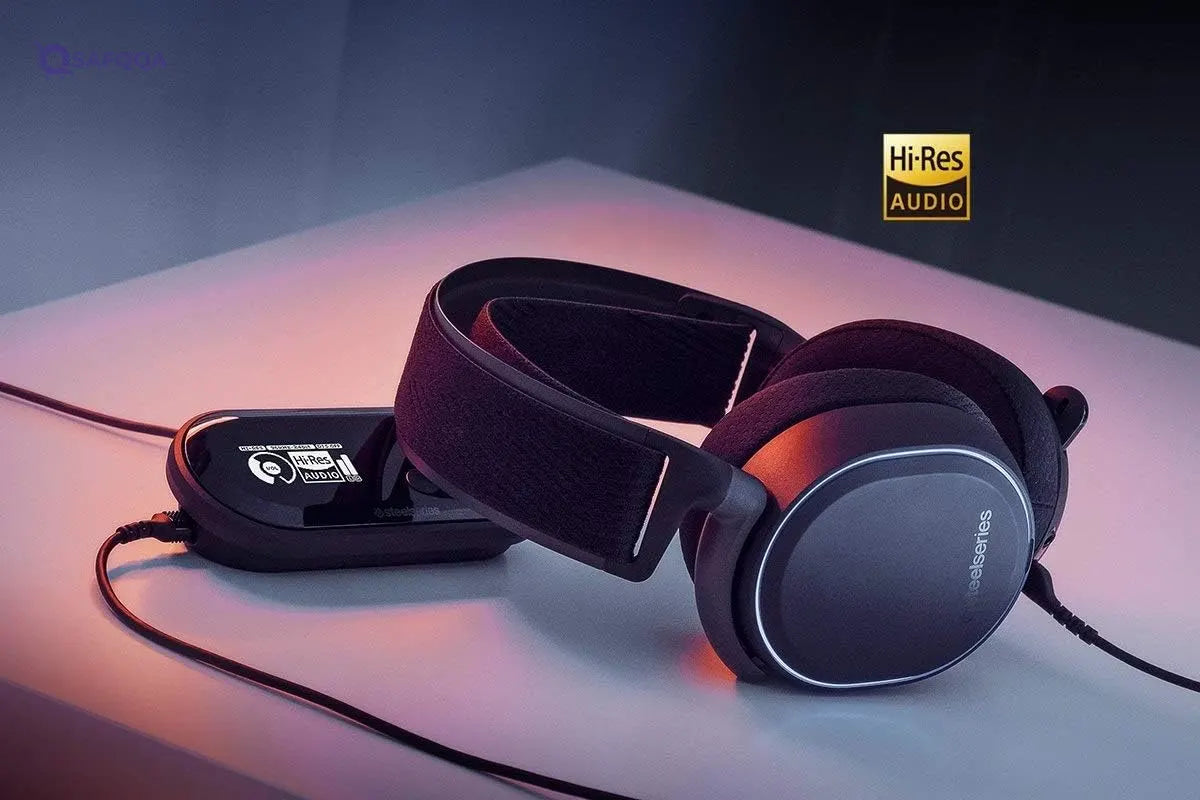 SteelSeries Arctis Pro + GameDAC Wired Gaming Headset – Hi-Res Audio with Dedicated DAC & Amp - Safqqa