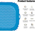 Silicone Air Fryer Liner – Reusable Non-Stick Liner, 22cm (1 Piece) - Safqqa
