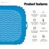 Silicone Air Fryer Liner – Reusable Non-Stick Liner, 22cm (1 Piece) - Safqqa