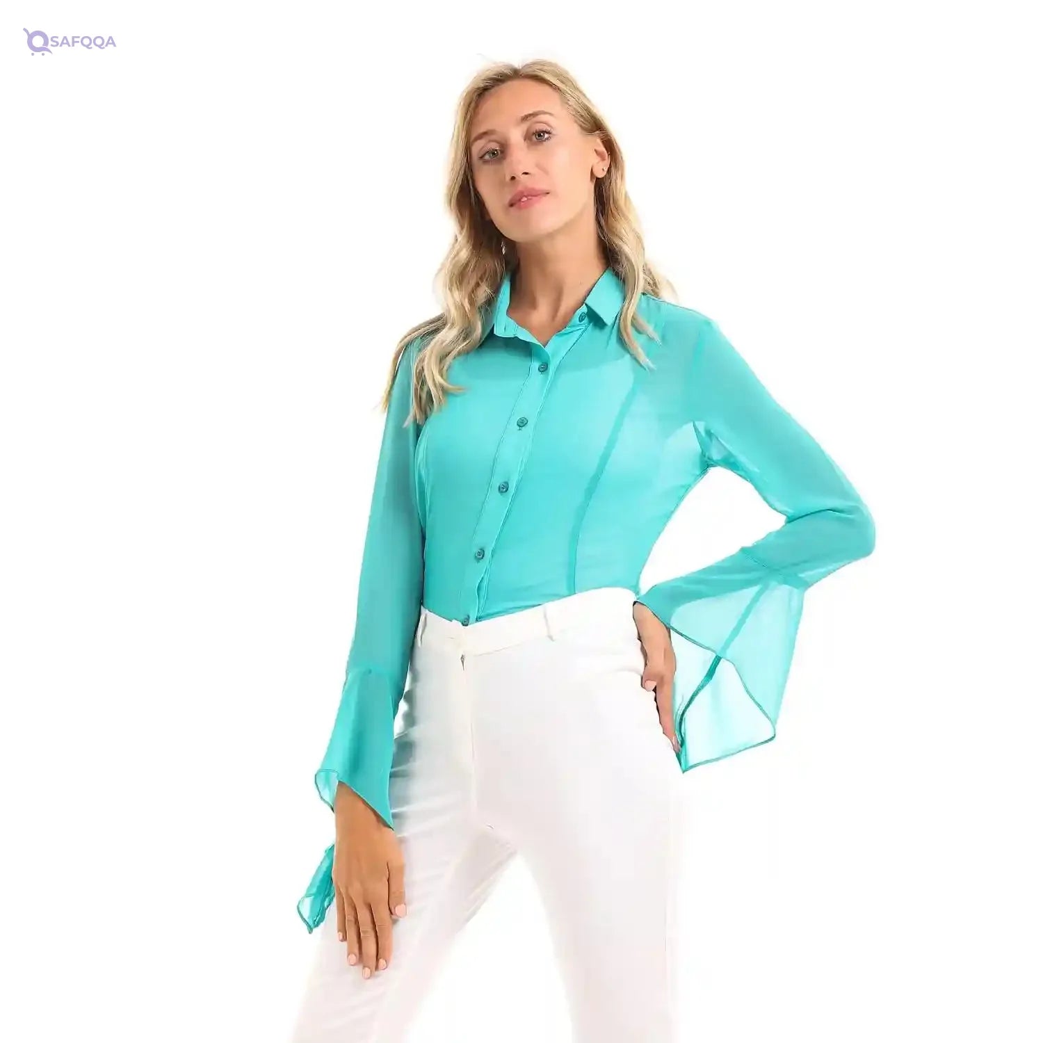 ESLA Long-sleeved Shirt for Women - Safqqa Egypt