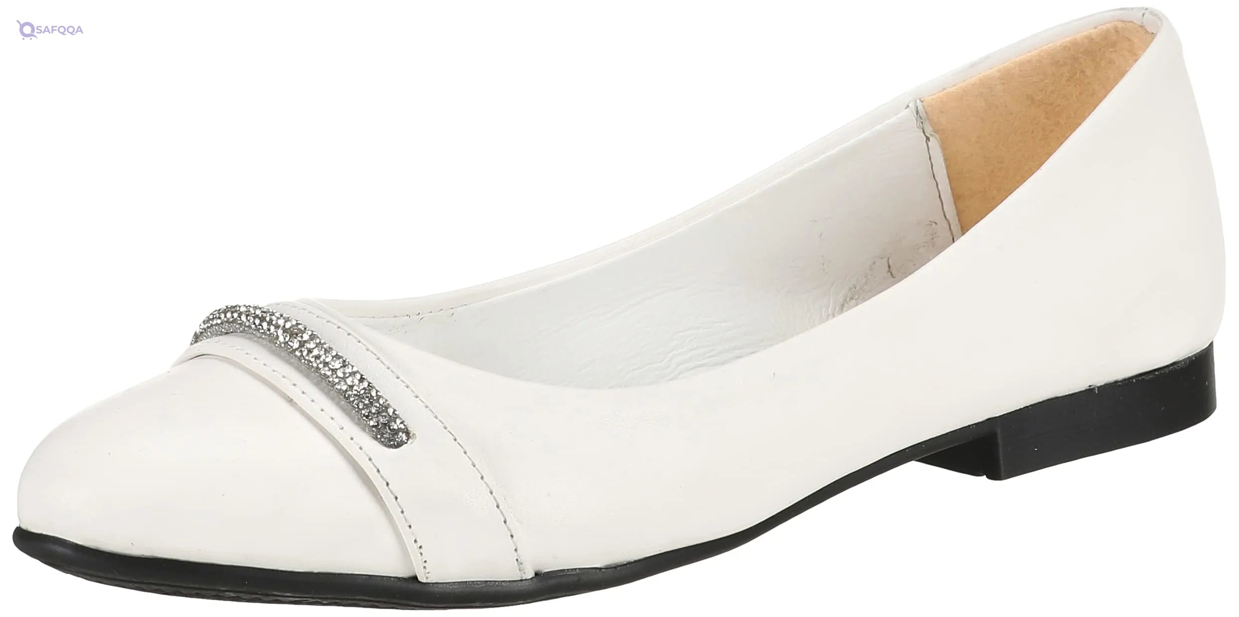 SWAY Shoes For Womens, White , Cushioned footbed for all-day comfort - Safqqa