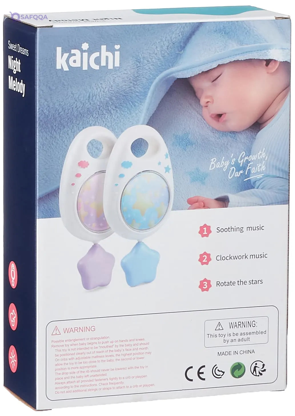 kaichi Night melody Sound Toys For Kids - Safqqa
