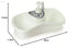 Snips Soap Storage Box for Sponges and Dispensers 26 x 11.5 x 14.5 cm -100% Recycled Plastic Made in Italy, White - Safqqa