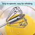 YOMYM Egg Whisk, Hand Push Whisk Blender for Home - Versatile Tool for Egg Beater, Milk Frother, Hand Push Mixer Stirrer - Safqqa