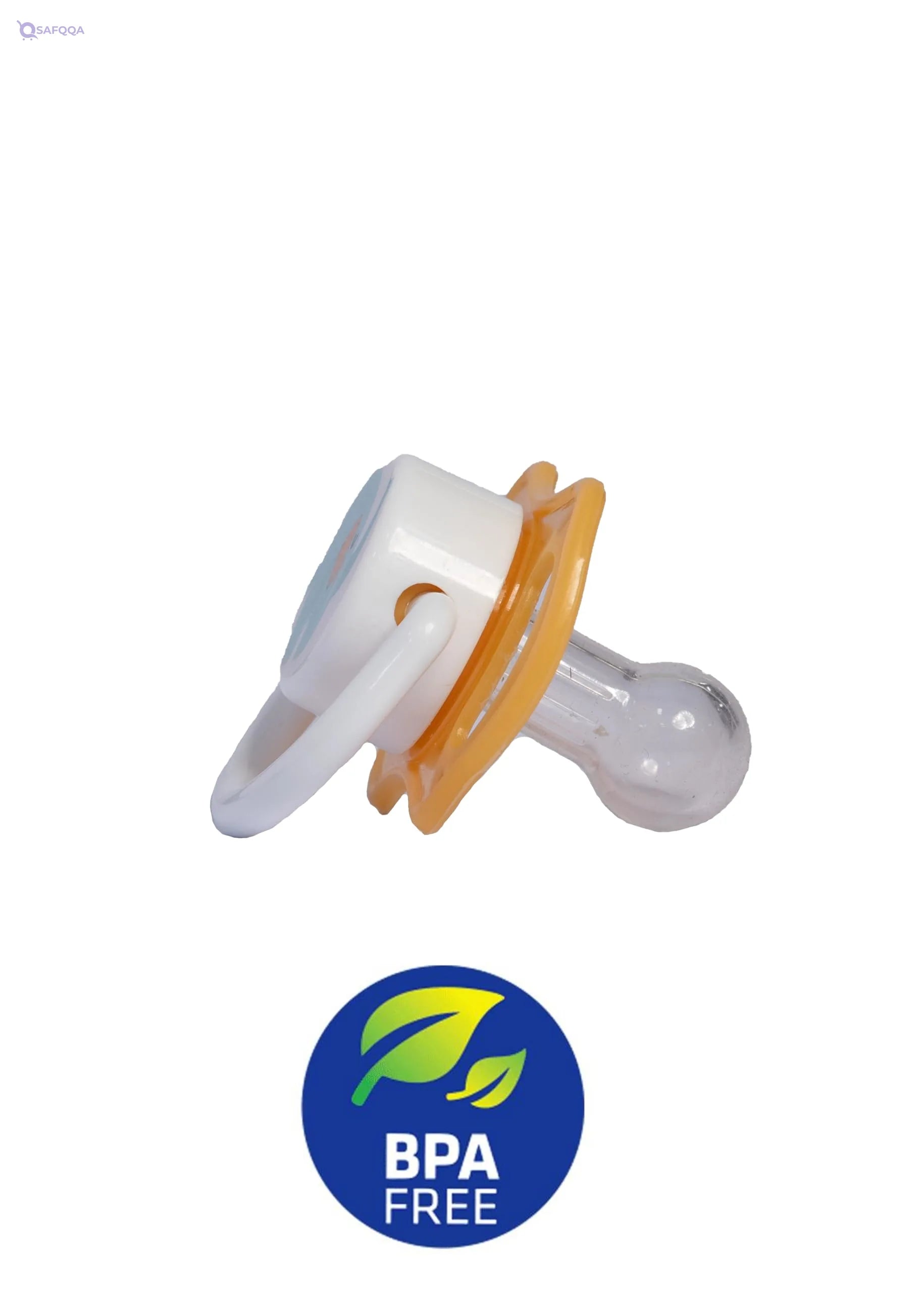Granzia Bambino Regular Baby Pacifier, Orange Helps soothe and comfort babies - Safqqa