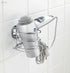 WENKO Turbo-Loc® Hair Dryer Holder, Steel, Cosmetic Styling Tool Organizer for Bathroom, Home Bedroom Accessory, 14 x 7.5 x 11.5 cm, - Safqqa Egypt