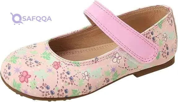 Skippy Pink Shoes for Girls – Polyurethane Leather - Safqqa Egypt