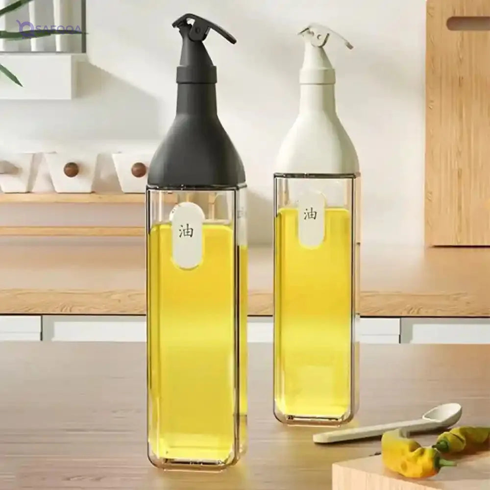 Generic 550ml Jumbo Oil and Vinegar Bottle with Airtight Seal - Safqqa