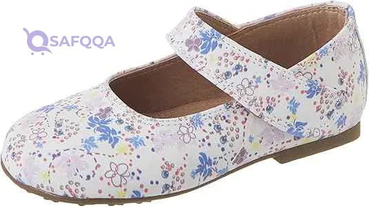 Skippy White Shoes for Girls – Polyurethane Leather - Safqqa Egypt