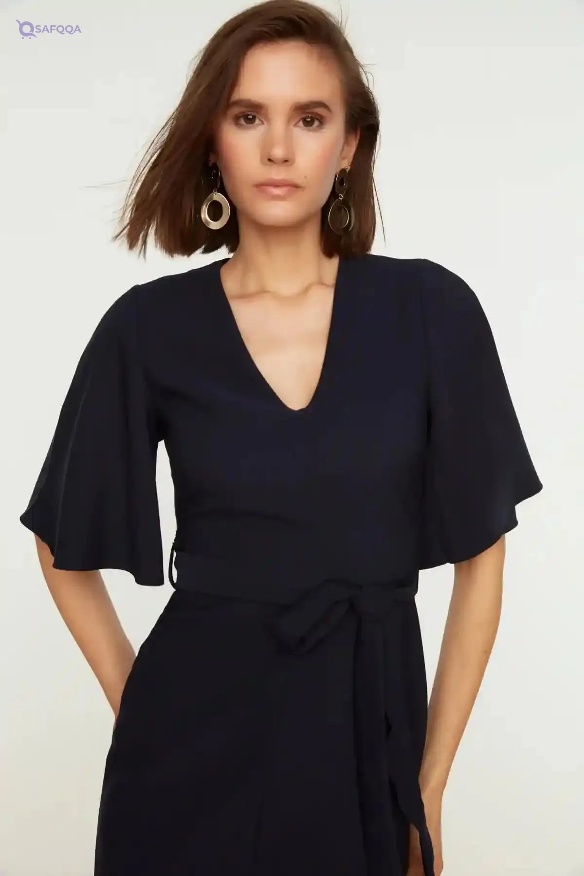 Trendyol Women Belted Dress - Safqqa