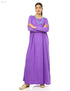 JAMILA Women Long Full Sleeves With Round Neck Dress For Women,Classic round neck design for a timeless look. - Safqqa