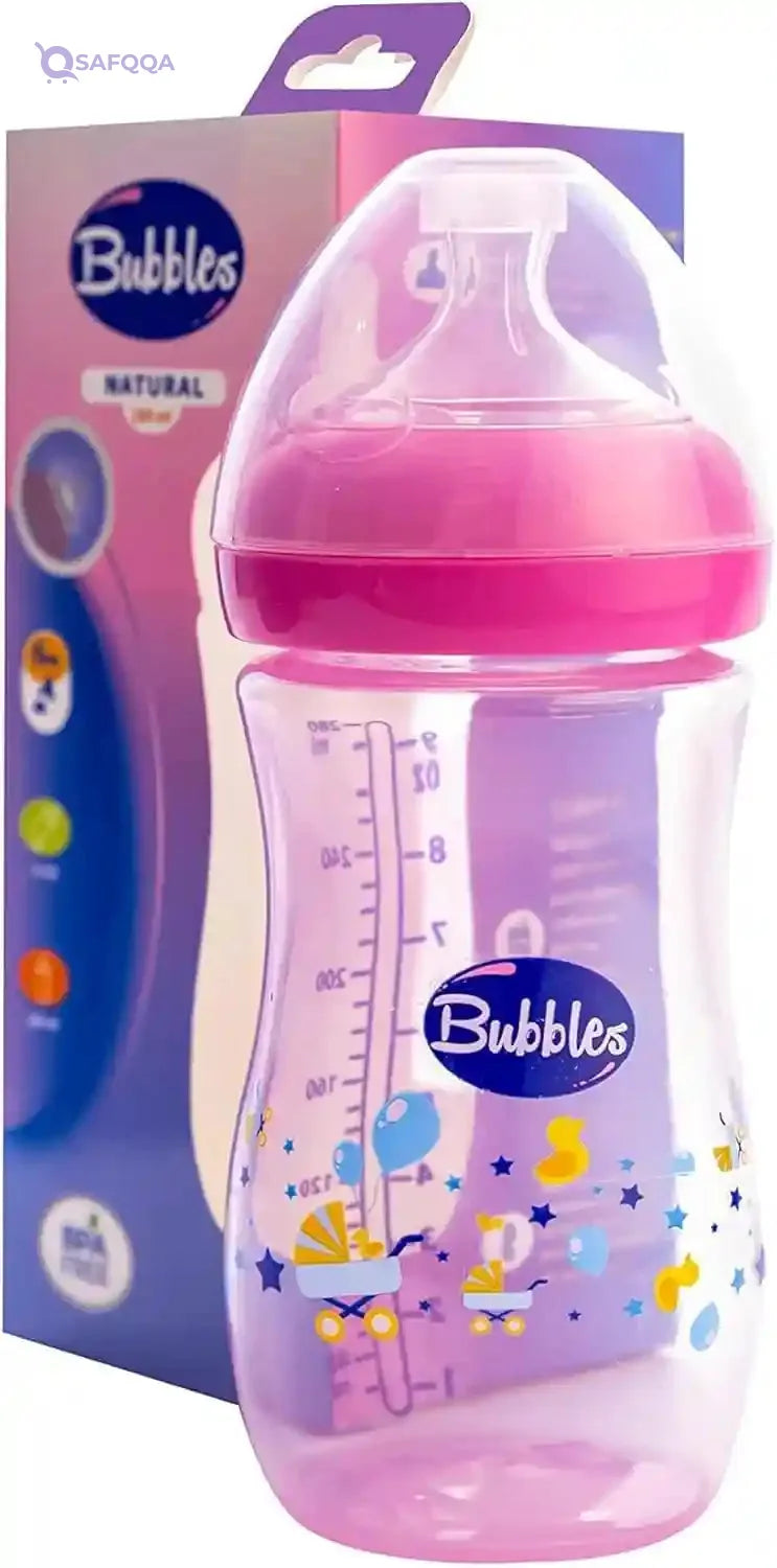Bubbles New Mommy Natural Box Small - Rose for Girls, 8 Items (Multiple Colors) - Safqqa Egypt