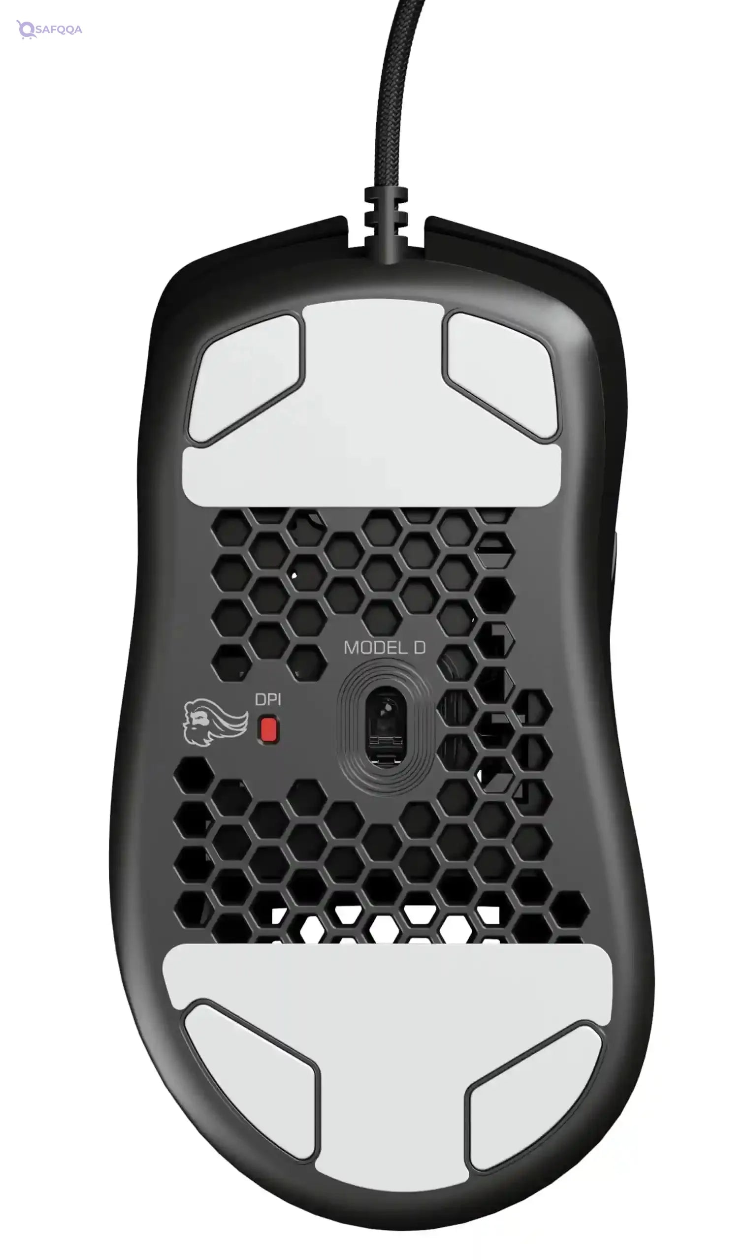 Glorious PC Gaming Race Black Gaming Mouse - Glorious Model D Gaming Mouse Honeycomb - Ultralight RGB Mouse - PC Mouse - Safqqa
