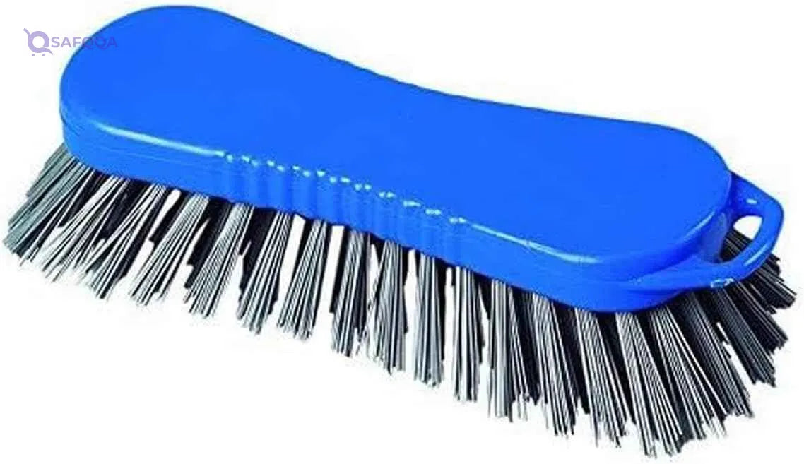 Maya Stiff Metal Detectable Hand Scrub Brush Blue ( 210 x 70 mm ) 75063 - Safqqa