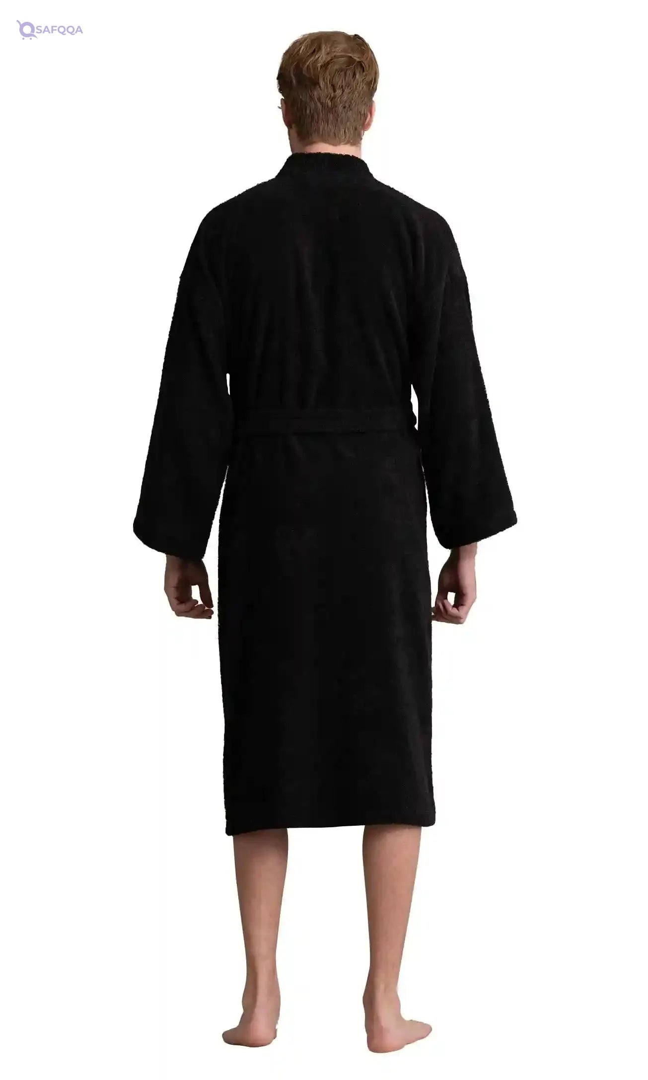 Soft Touch Linen Men's Robe - Safqqa