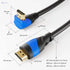 KabelDirekt – 1m 270° Angle HDMI Cable 4K compatible with (HDMI 2.0a/b, 2.0, 1.4a, HDMI to HDMI, 4K@60HZ,1080p FullHD, UHD, Ultra HD, 3D, High Speed with Ethernet - Safqqa
