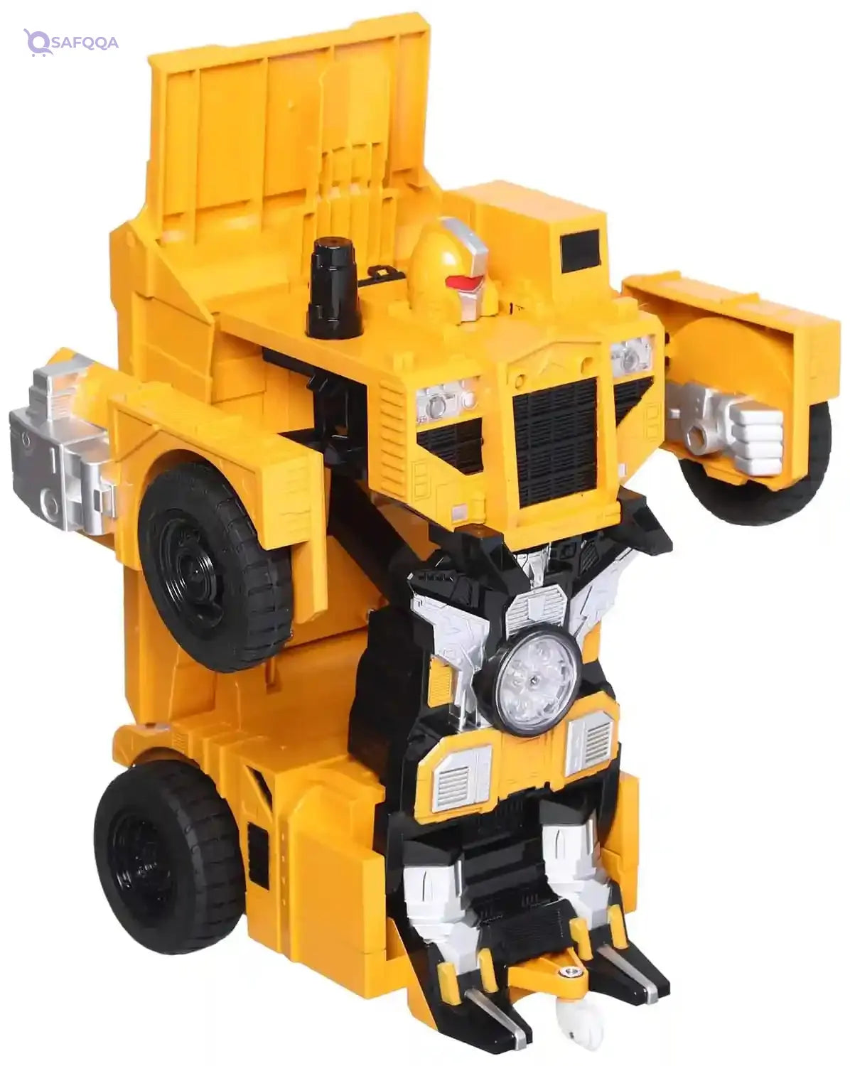 MZ Transforming Robot Truck With Remote Control for Boys - Orange - Safqqa Egypt