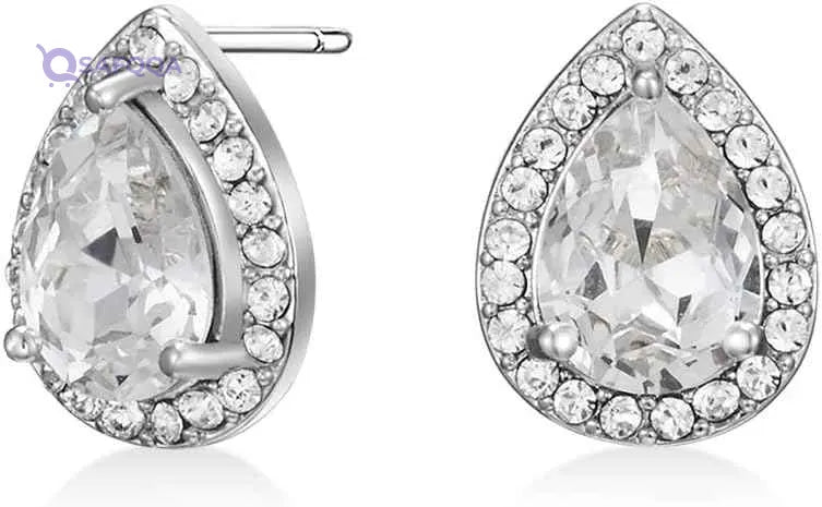 Mestige Women’s Earrings with Swarovski Crystals – Elegant Sparkling Design - Safqqa