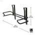 Umbra  Squire Cabinet Paper Towel Holder, Roll Dispenser For Kitchen Or Bathroom With Three Easy MountingOptions, Multi-Use, Black - Safqqa