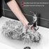 Automatic Folding Mop with Hand Duster Stainless Steel for Cleaning High and Hard Places Dust and Dirt. - Safqqa