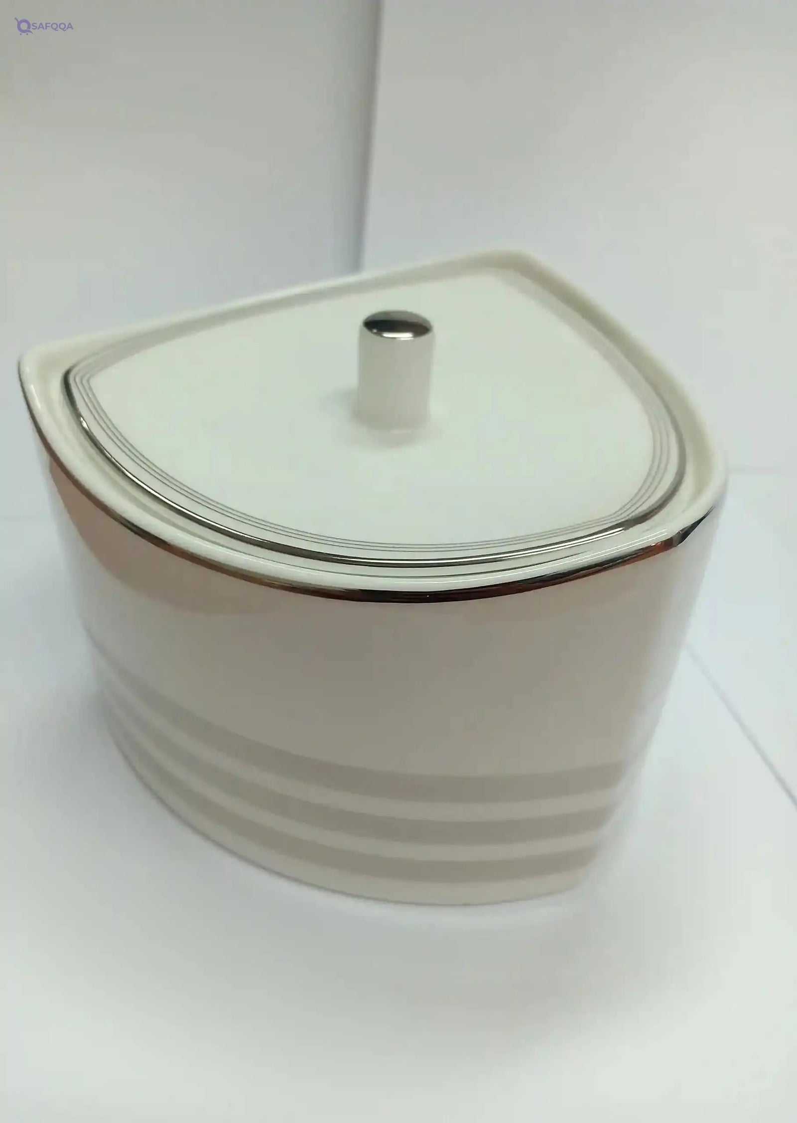 Royal Porcelain Sugar Bowl with Lid – 0.30 L - Safqqa Egypt
