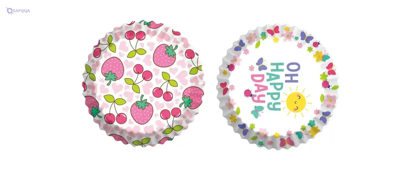 Pedrini Paper Pastry Cup 60 Pieces Set, 5 cm Size, Multicolor for cake - Safqqa