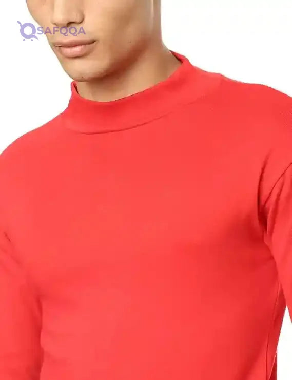 El Shrook Men's Cotton Undershirt – Long Shirt Base Layer Top - Safqqa Egypt