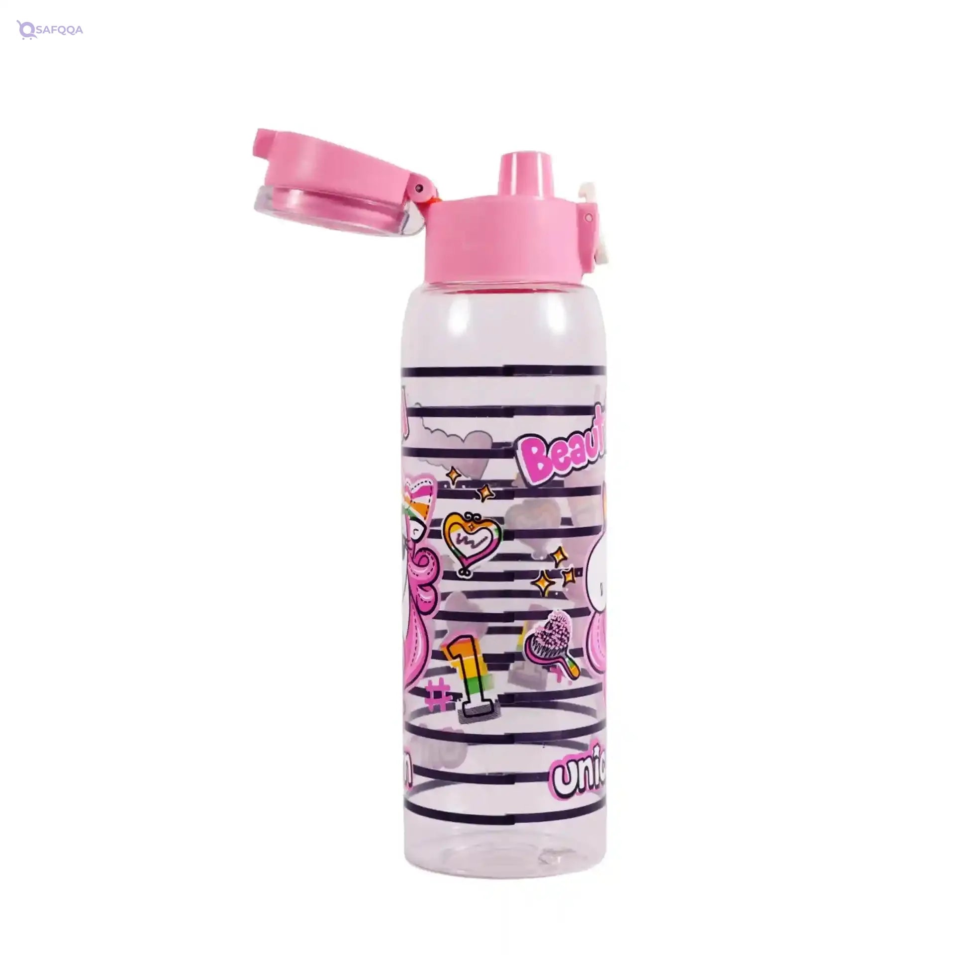 Herevin Water Bottle - 500ml capacity, multi-colored, leak-proof, BPA-free, made in Türkiye. - Safqqa