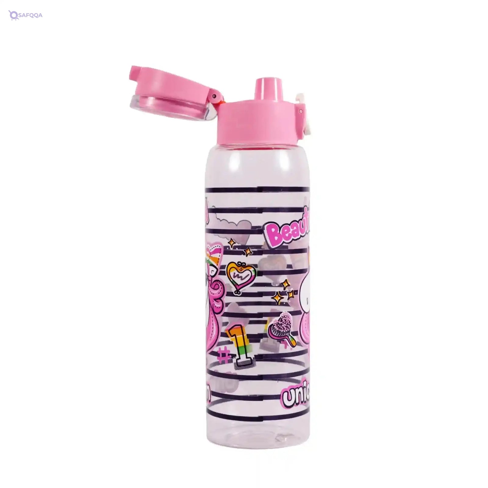Herevin Water Bottle - 500ml capacity, multi-colored, leak-proof, BPA-free, made in Türkiye. - Safqqa