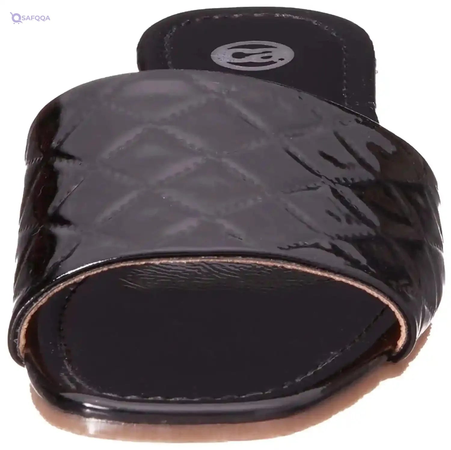 Square-Toe Quilted-Strap Slide Slippers For Women - Safqqa Egypt