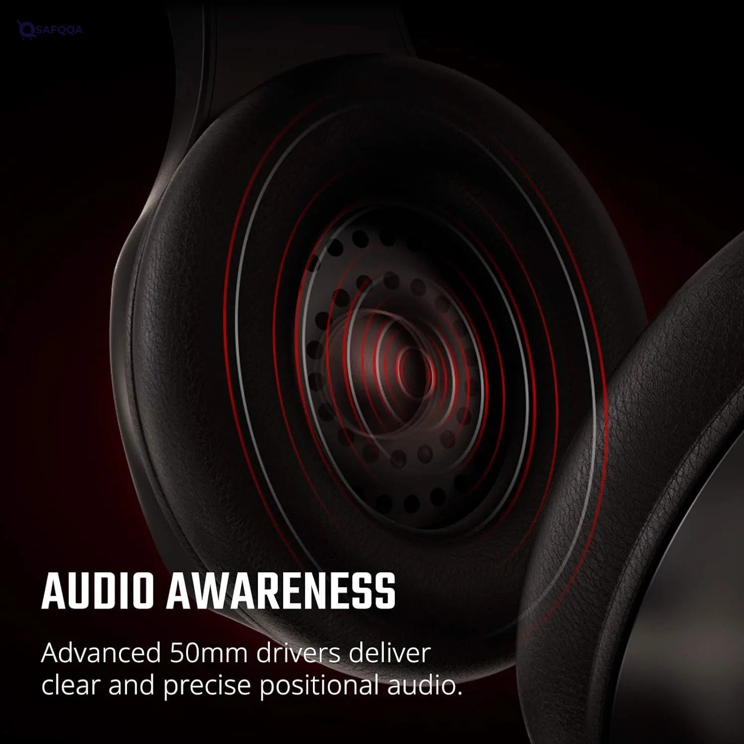 acer Gaming Headset with Flexible Omnidirectional Mic, Adjustable Headband, Black NHW820 - Safqqa