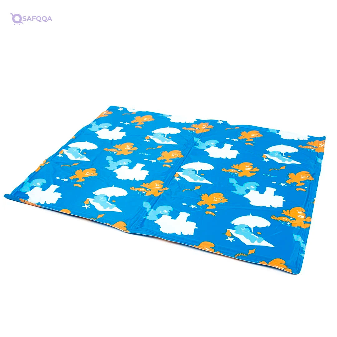 duvoplus Duvo+ The Smurfs Cooling Mat, Blue For Dogs - Safqqa