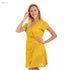 JAMILA Women Self Patterned Wrapped Dress With Lace Up DRESS - Safqqa Egypt