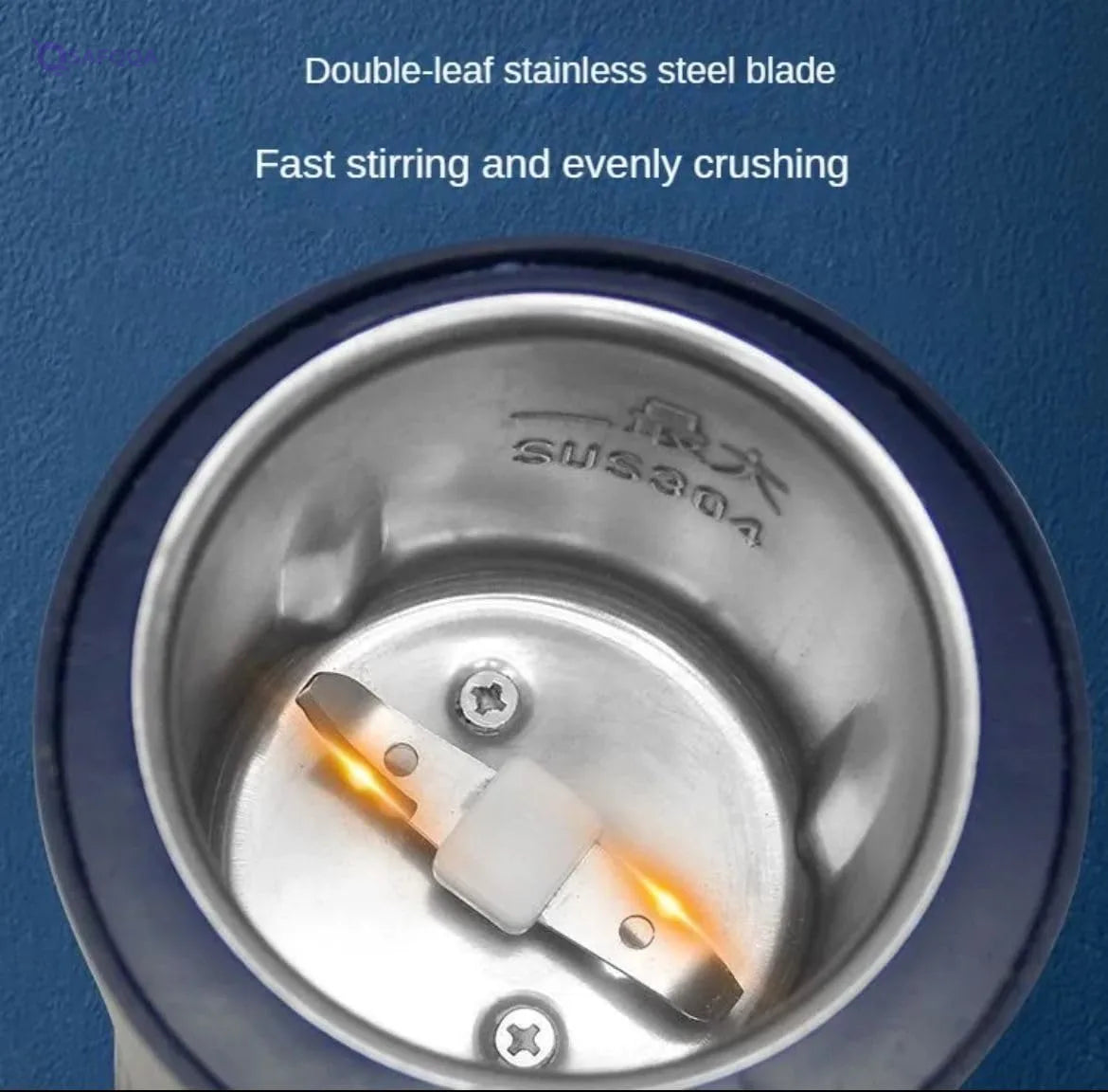 Small Stainless Steel Electric Home Grinder – 220V - Safqqa