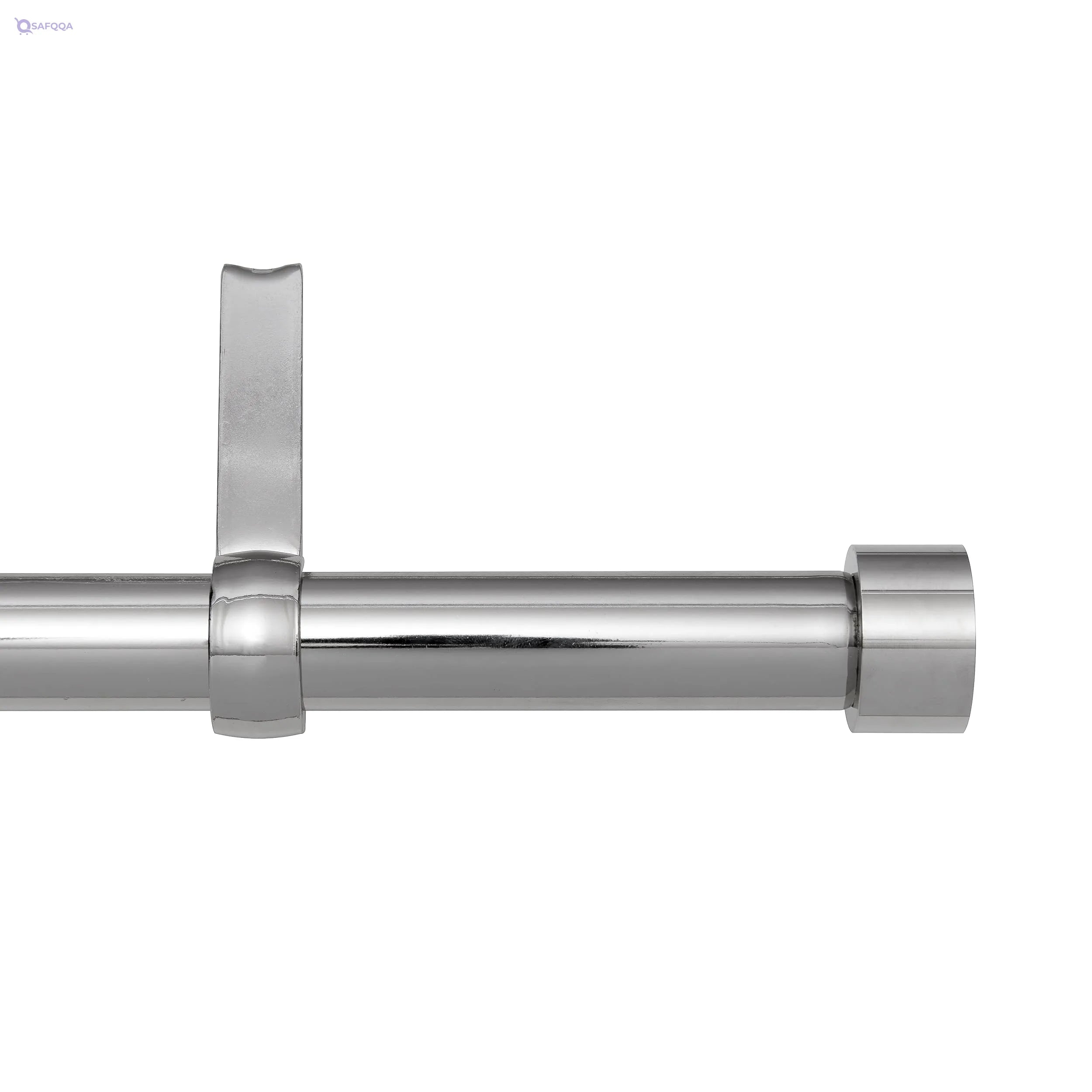 Umbra Cappa 1-Inch Curtain Rod with 2 Matching Finials, Brackets & Hardware - Safqqa