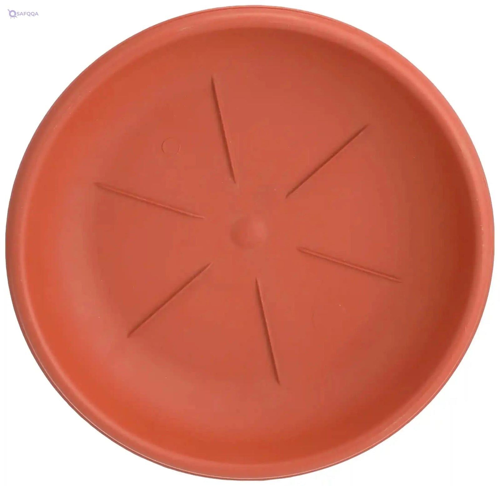 Bama Round Saucer, 20102, Red Brown, Plastic - Made In Italy - Safqqa Egypt