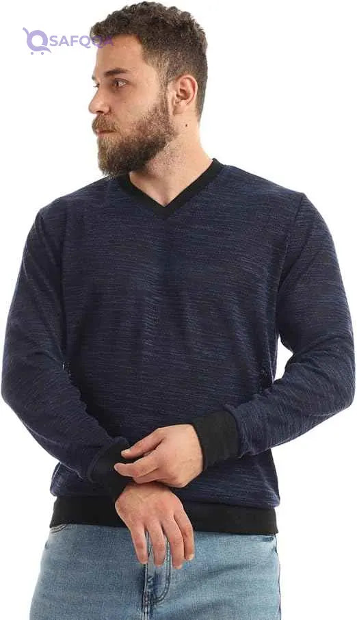 Offcliff Men's Crew Neck Long Sleeve Sweatshirt Sweater - Safqqa Egypt