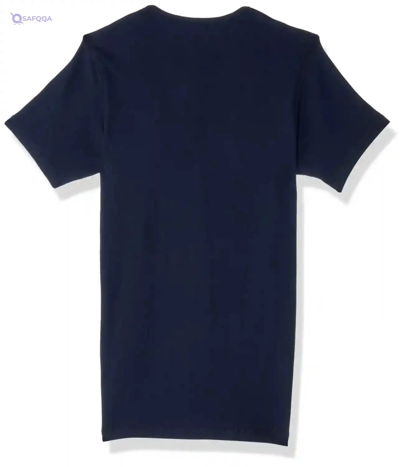 Cool Plain Short Sleeve Round Neck Undershirt for Men - Safqqa