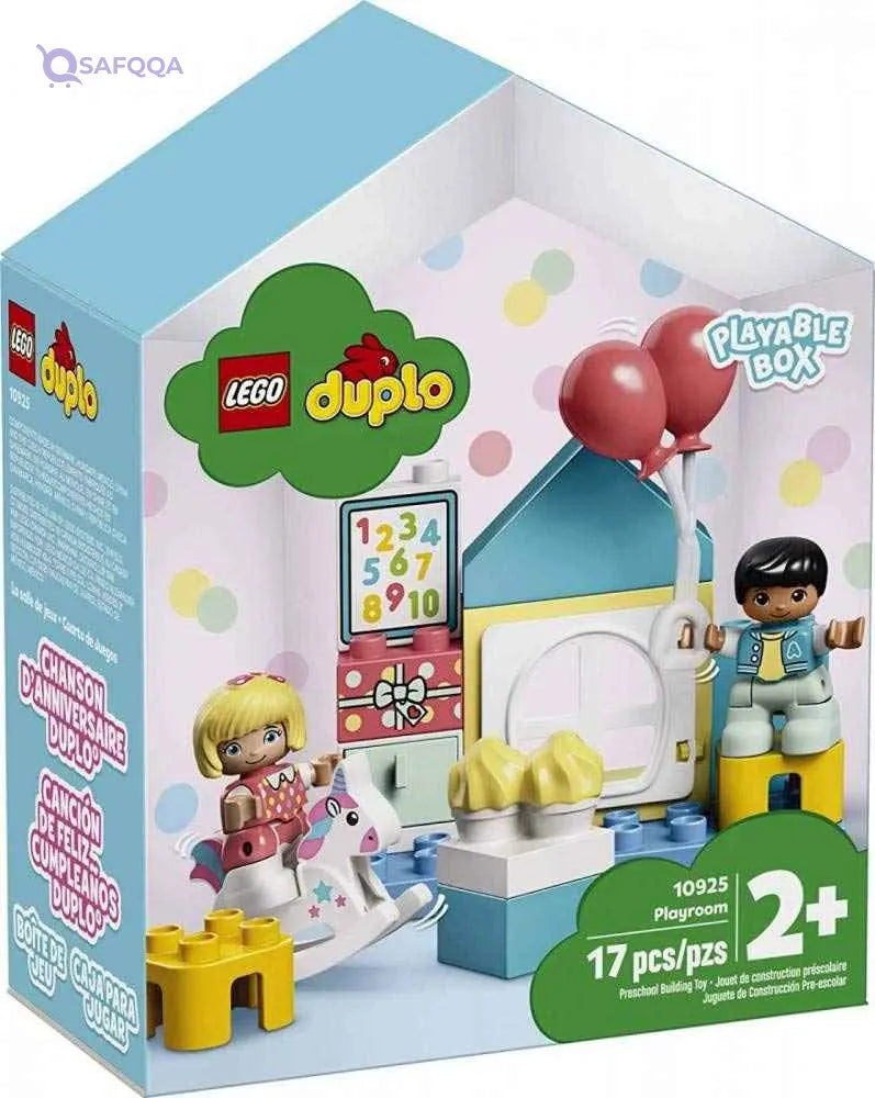 LEGO DUPLO Town Playroom 10925 Kids' Pretend Play Set, Developmental Toy for Toddlers, Great First Set, New 2020 (16 Pieces) - Safqqa