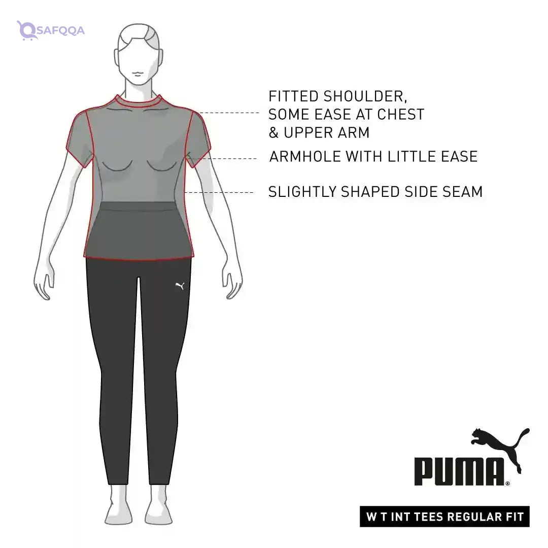 Puma Women's Ignite Heather SS Tee - Safqqa