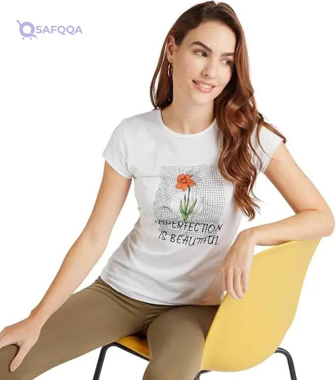 Splash Women’s 6036184 GTWAW21723 T-Shirt (Pack of 1) - Safqqa Egypt