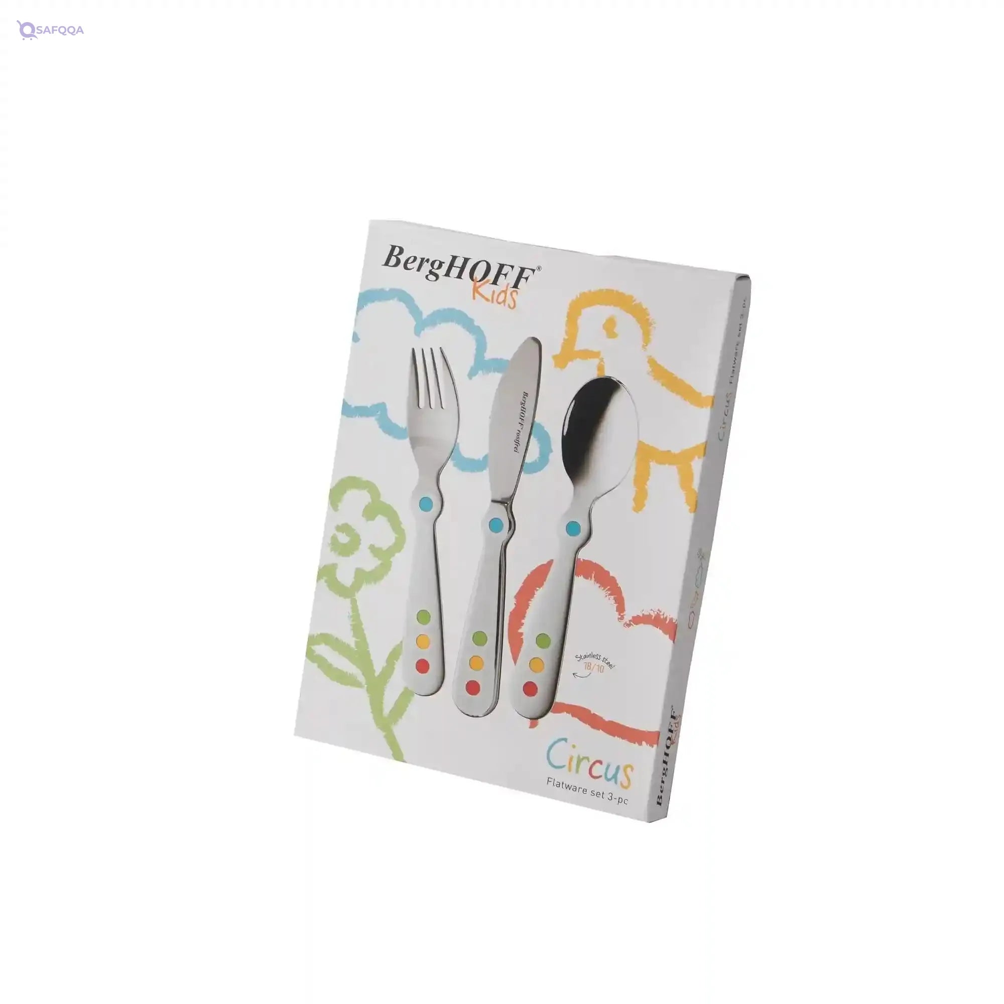 BergHOFF 3-Piece Flatware Set – Circus Collection - Safqqa