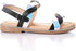 grinta girls RH256-BLACK Flat Sandal - Safqqa Egypt