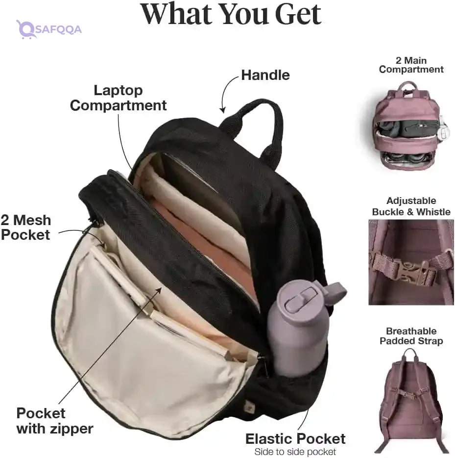 Citron - Grand Backpack for Big Kids | PET Recycled Material - Cool Kid - Safqqa