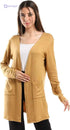JAMILA Women's Short Cardigan with Front Pockets - Safqqa Egypt