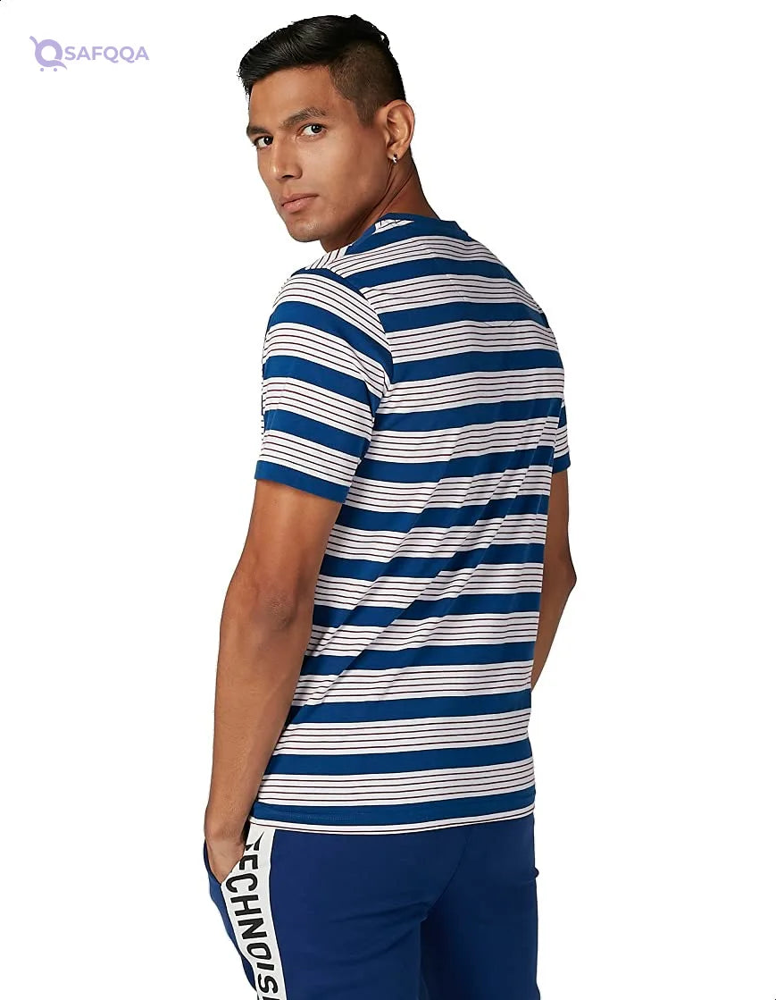 Splash T-shirt for men Soft and breathable cotton fabric - Safqqa