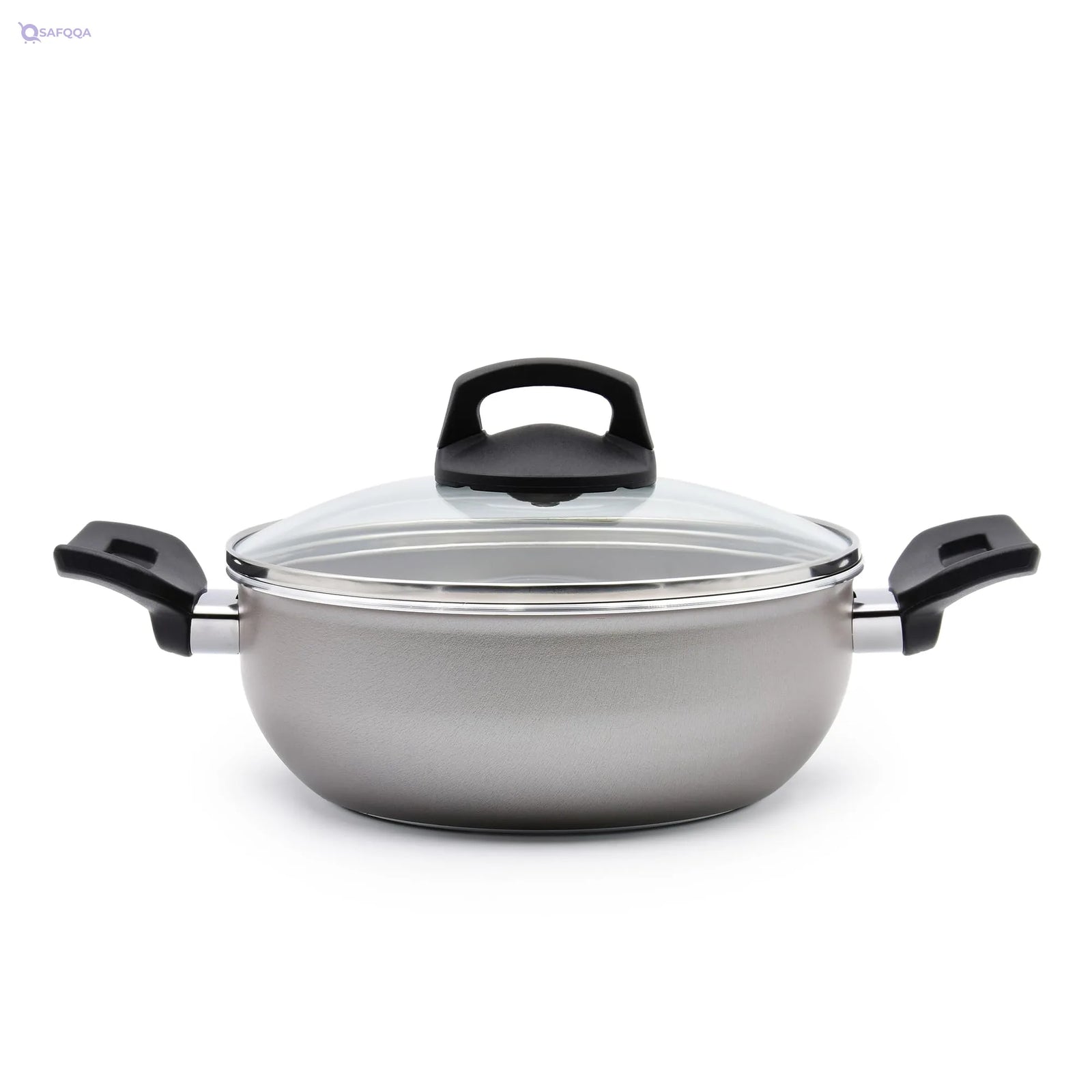 Celar Cooking Casserole  Non-stick Aluminum , 16 cm ,Grey - Safqqa