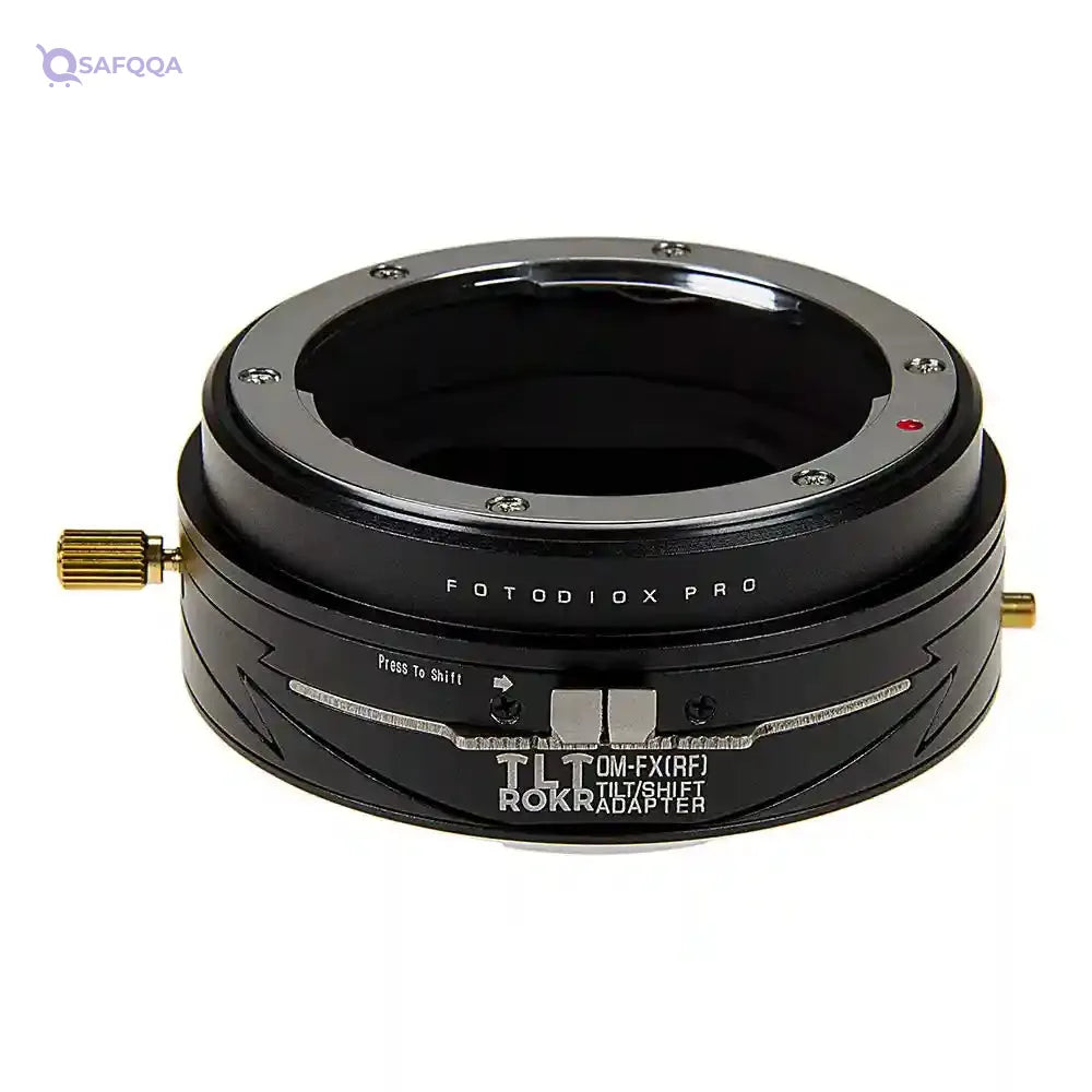 Fotodiox Pro Tlt Rokr - Tilt/Shift Lens Mount Adapter Compatible With OlympUS Zuiko (Om) 35Mm Slr Lenses To Fujifilm Fuji X-Series Mirrorless Camera Body - Safqqa Egypt