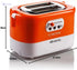 Ariete 159 Toastime, Orange Toaster, 2 Slice Capacity, 9 Browning Levels, 700 W, 3 Functions, Orange, no pliers. (by Delonghi Group)no pliers. 159 (by Delonghi Group). - Safqqa Egypt