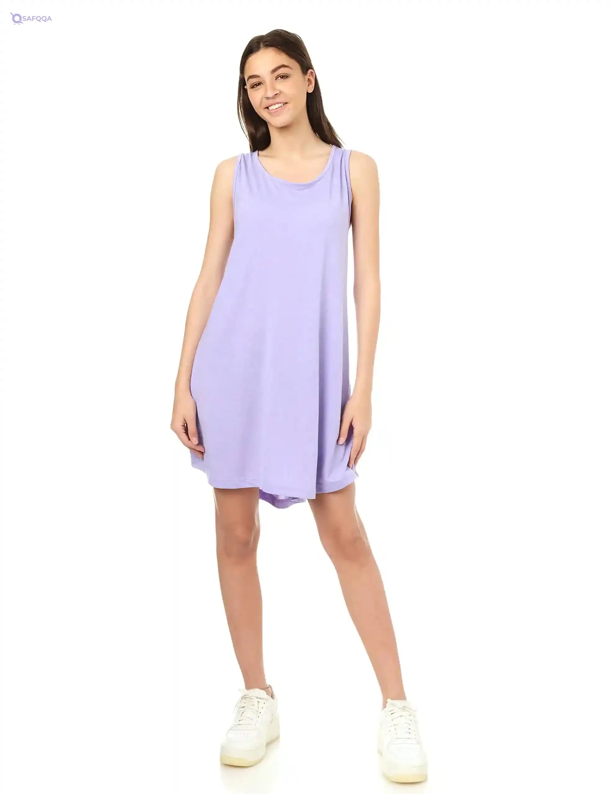 JAMILA Women Women Sleevless Short Dress - Safqqa Egypt